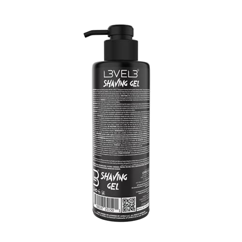 L3 Shaving Gel Ice moisturizing texture lightly nourishes skin post-shave.