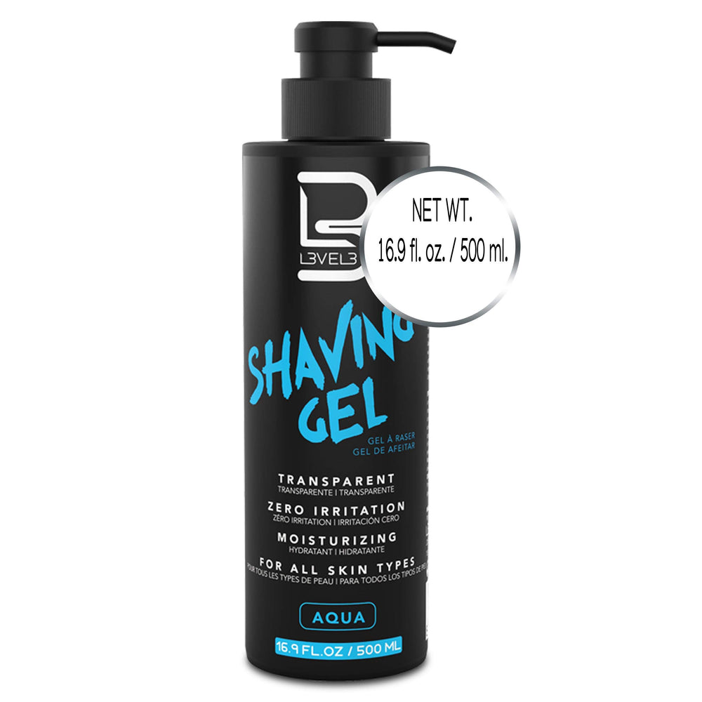 L3 Shaving Gel suits straight razors with visibility and control