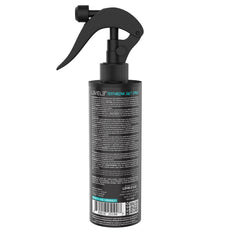 L3 spray nozzle close-up revealing fine mist and application control for even texture