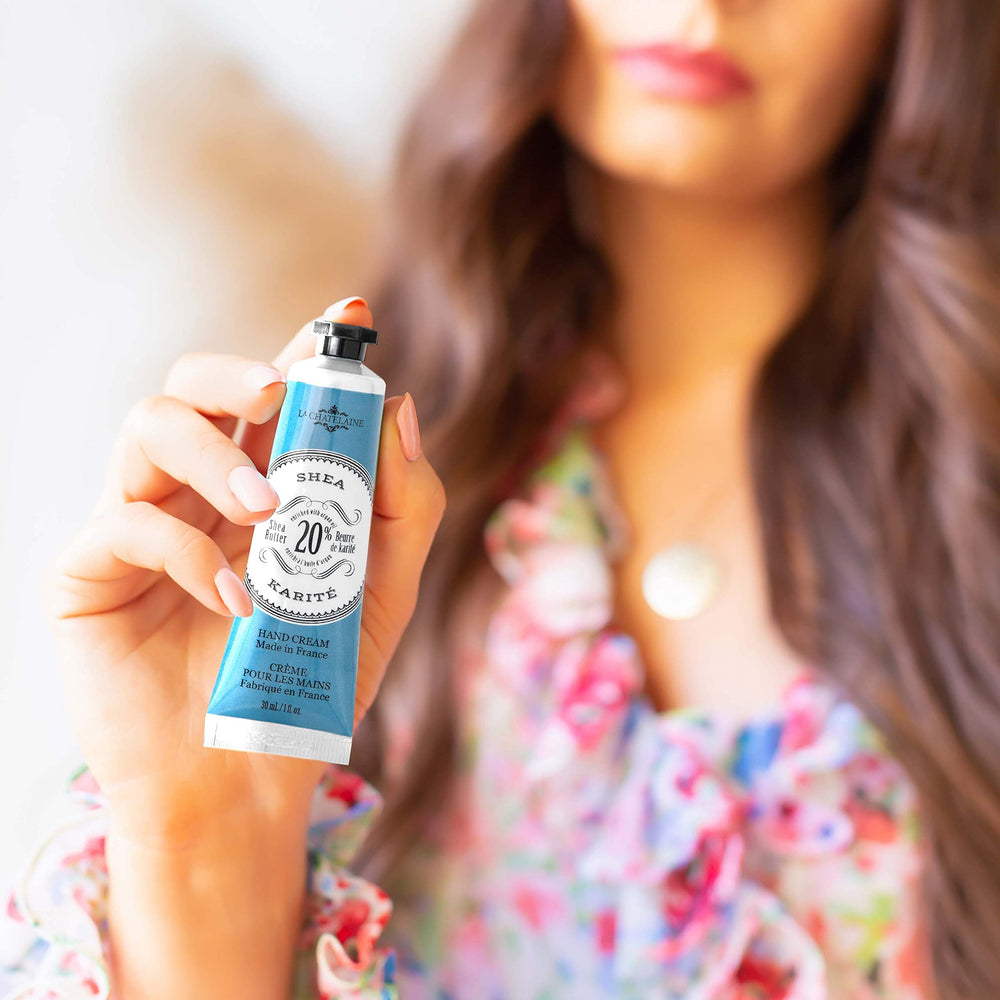 La Chatelaine hand cream with coconut milk and lychee cranberry scent