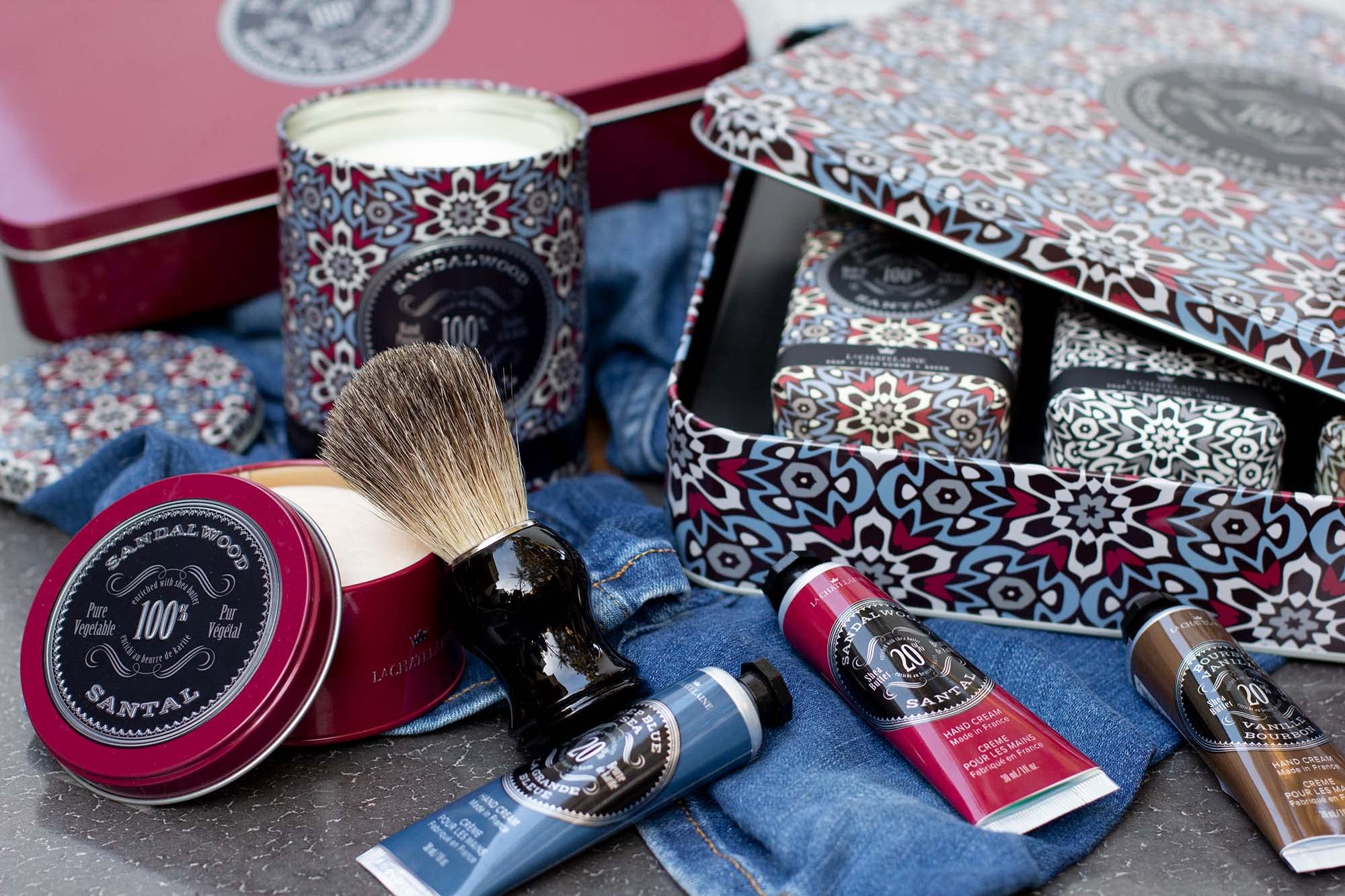 La Chatelaine Hand Cream Gift Set Argan oil boost image, nourished skin promise.