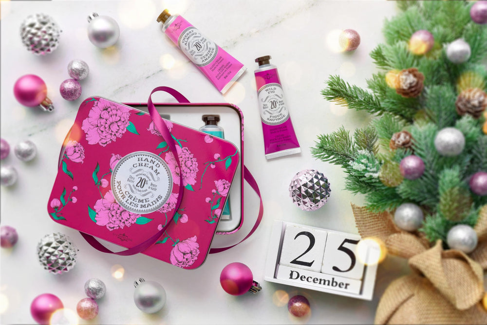 Cherry Almond cream tube delivers soothing, perfumed hand care.