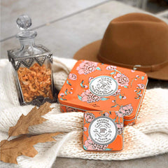 La Chatelaine hand cream trio oud rose reveals rich formula for nourished skin.