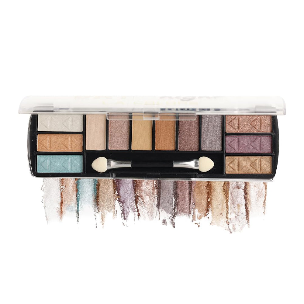 L.A. COLORS Day to Night palette front view, compact and travel-ready for everyday use