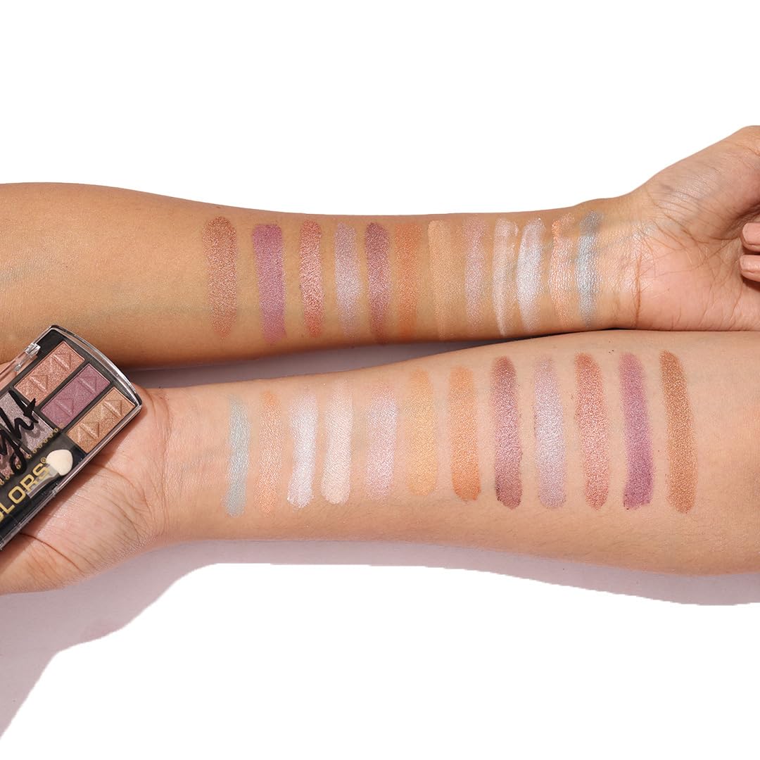 L.A. COLORS Day to Night sparkly finish swatch catches light for party-ready shimmer