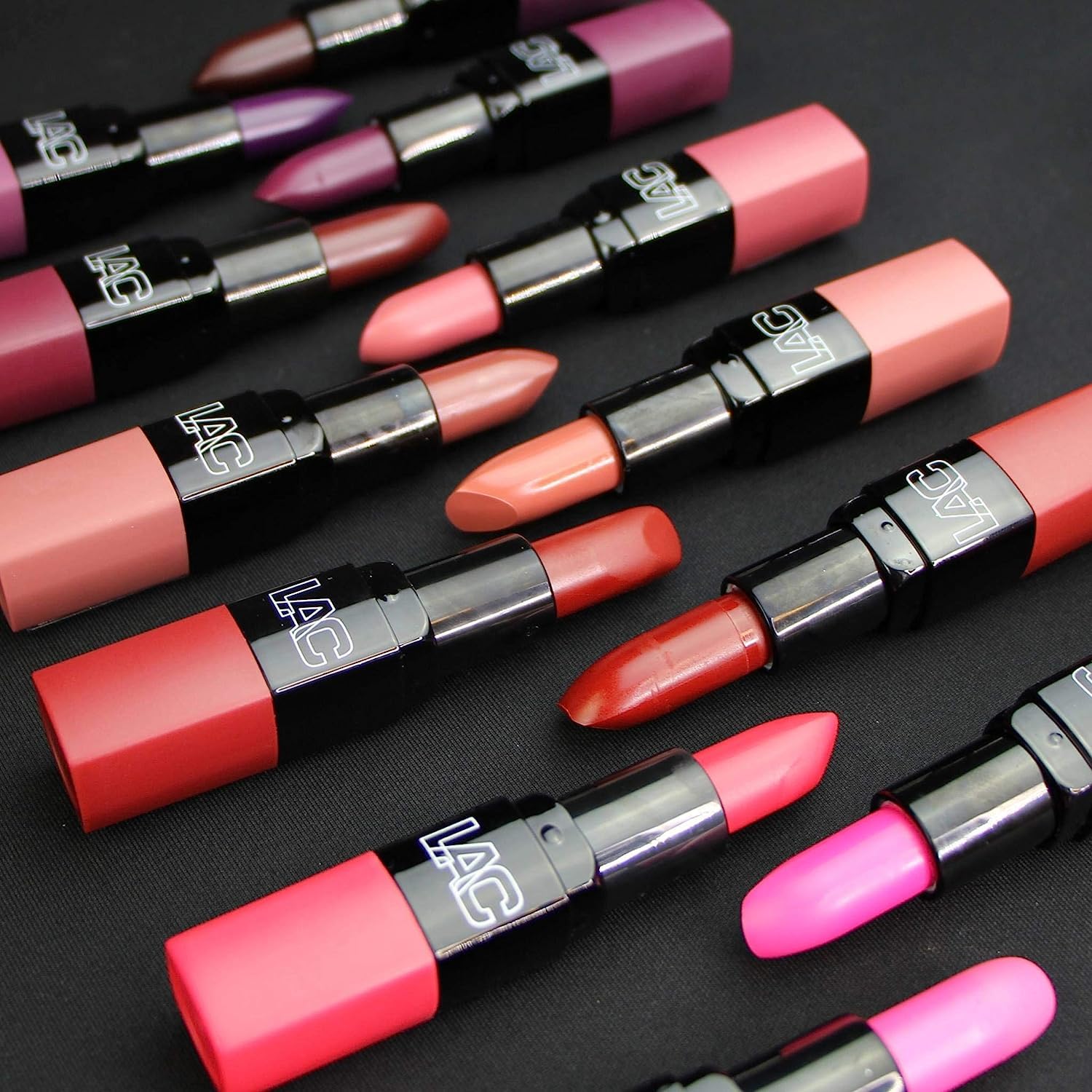 L.A. COLORS In Love on lips delivers long-wearing matte color throughout the day