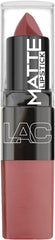 L.A. COLORS Matte Lipstick In Love CML463 packaging close-up shows bold matte color