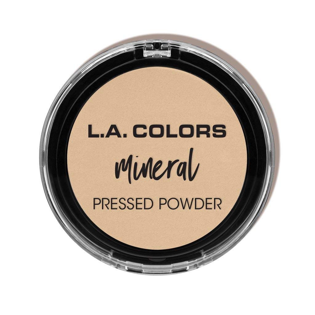 L.A. COLORS Mineral Pressed Powder CMP371 compact for quick touch-ups and shine control