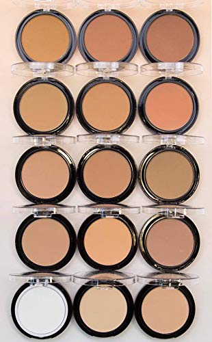 L.A. COLORS Mineral Pressed Powder CMP371 longwear test demonstrates lasting color