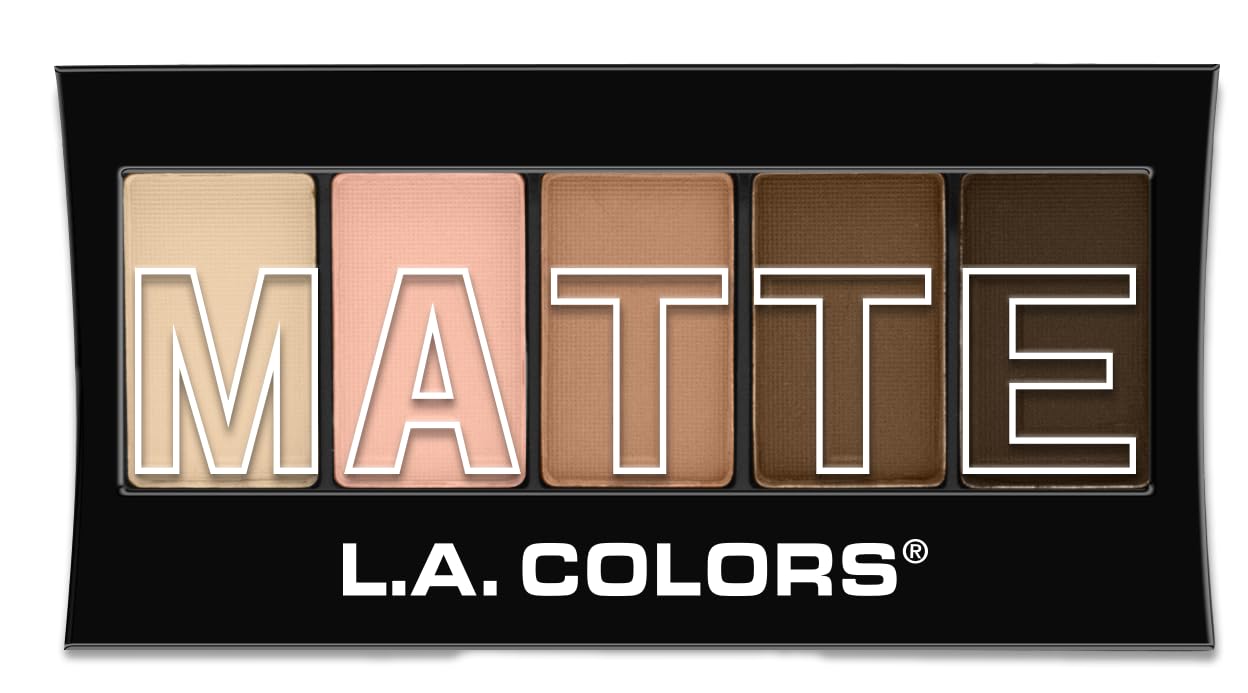 L.A. COLORS Tan Khaki Palette shades enable easy shading and highlighting.