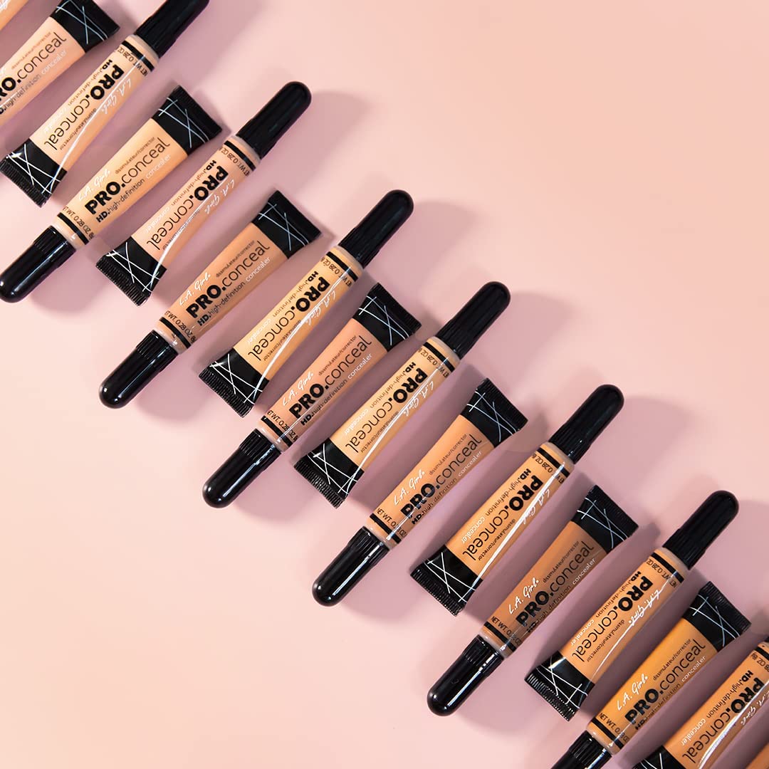 L.A. Girl HD Pro.Conceal crease-resistant finish minimizes fine lines