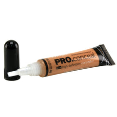 LA Girl HD Pro Conceal Toffee under-eye coverage brightens darkness.