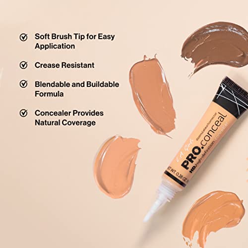 L.A. Girl HD Pro.Conceal under-eye application brightens and conceals dark circles