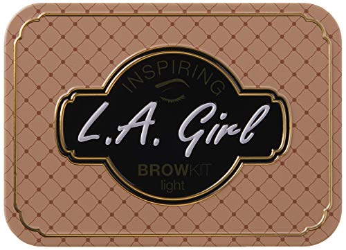 LA Girl Inspiring Brow Kit double-ended brush and spoolie for easy brow application.