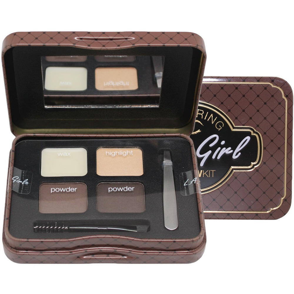 L.A. Girl Inspiring Brow Kit dual-ended brush and spoolie helps precise shaping.