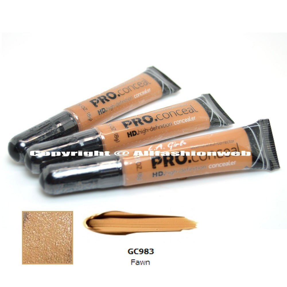 L.A. Girl Pro Concealer GC983 Fawn pack demonstrates shade blending options.