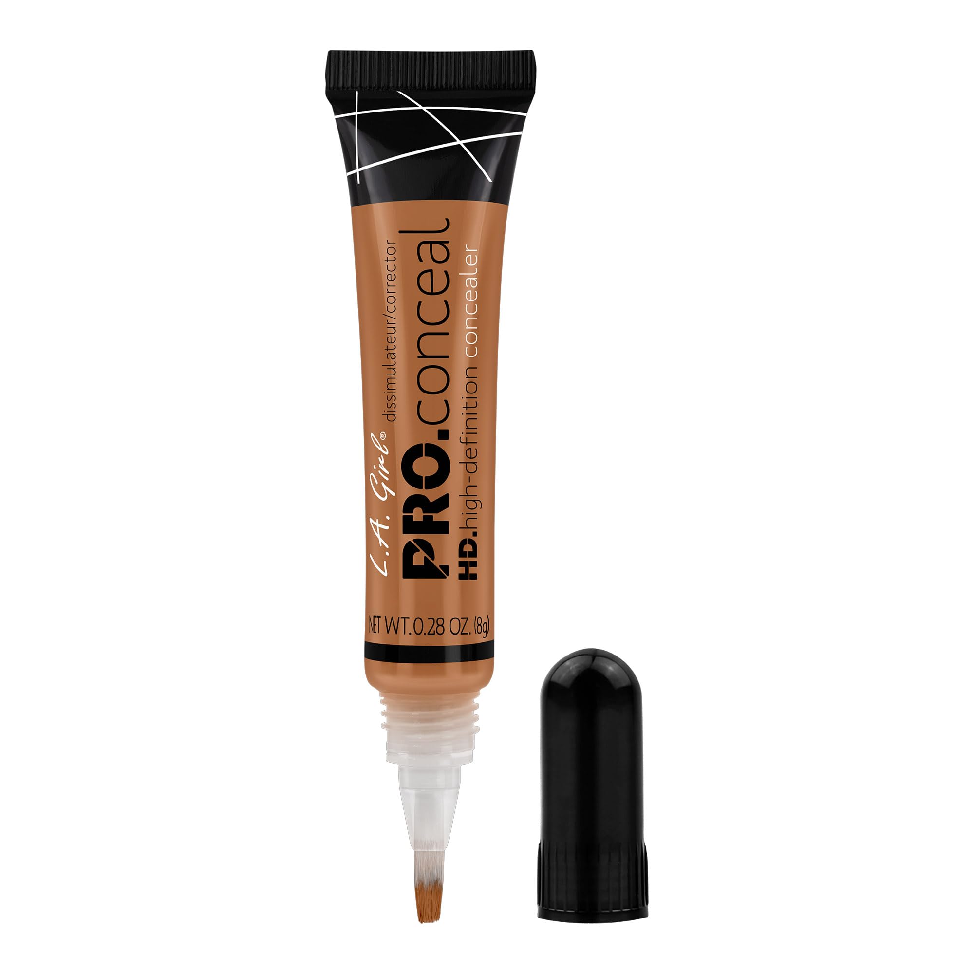 L.A. Girl Pro High Definition Concealer packaging shows cruelty-free, fragrance-free formula for all-day wear.