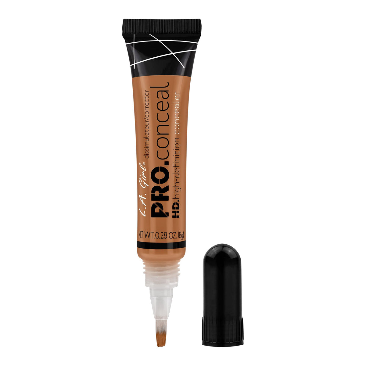 L.A. Girl Pro High Definition Concealer packaging shows cruelty-free, fragrance-free formula for all-day wear.