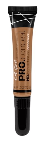 Under-eye application with L.A. Girl concealer delivers brightening, even skin tone, and natural-looking finish.