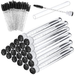 La Jolie Jasmin diamond brushes in a tubes pack for easy daily lash care and replacement.