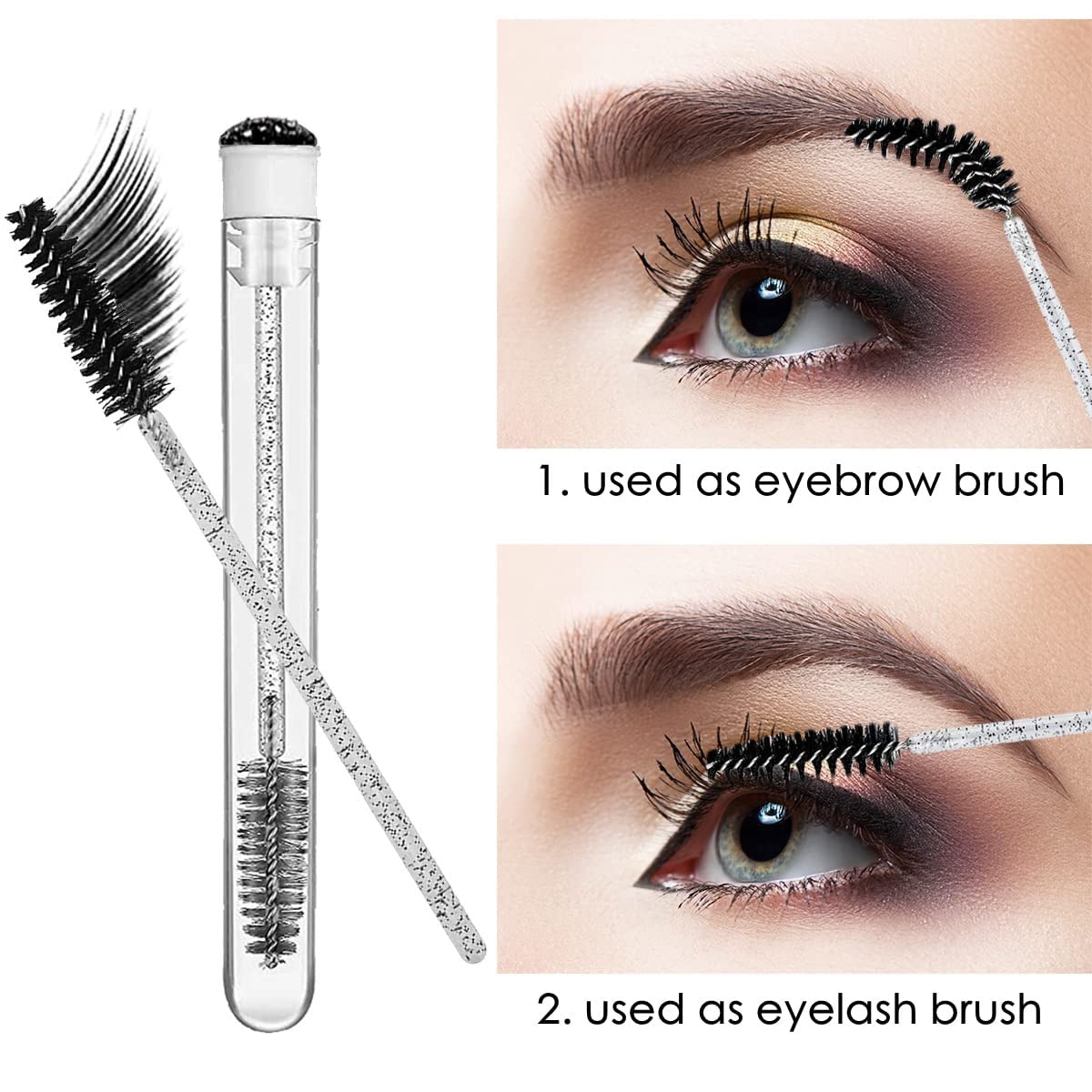 La Jolie Jasmin disposable brushes set offers hygienic replacement for everyday lashes.