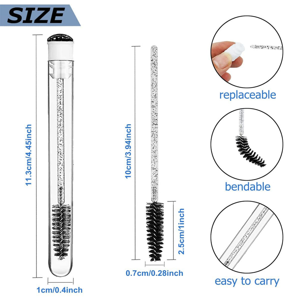 La Jolie Jasmin empty tubes 20-pack ready for organized lash-extension maintenance.