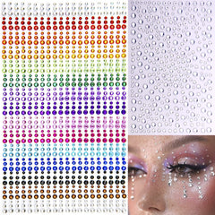 La Jolie Jasmin face gems collection showing 1250 self-adhesive pieces for bold looks