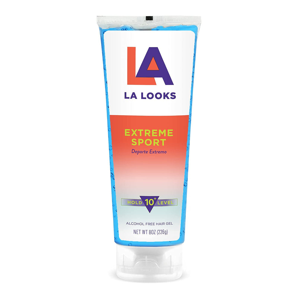 L.A. Looks Absolute Styling Extreme Sport gel 8oz tube for all-day hold during workouts.