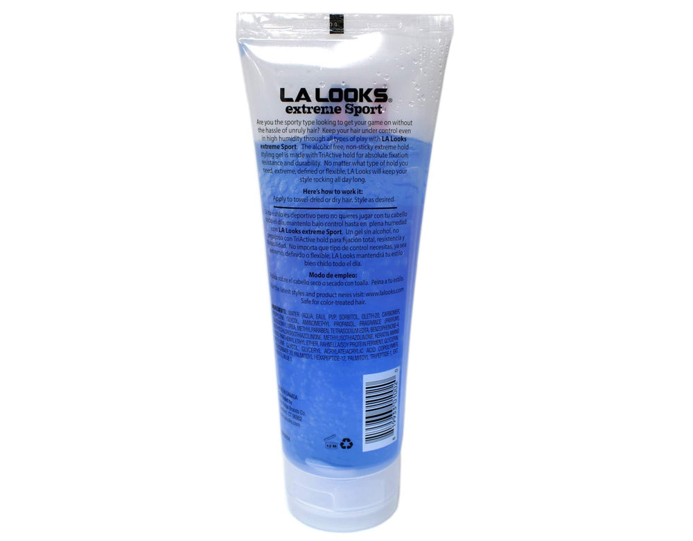 LA Looks Alcohol-free formula bottle on shelf for gentle everyday styling.