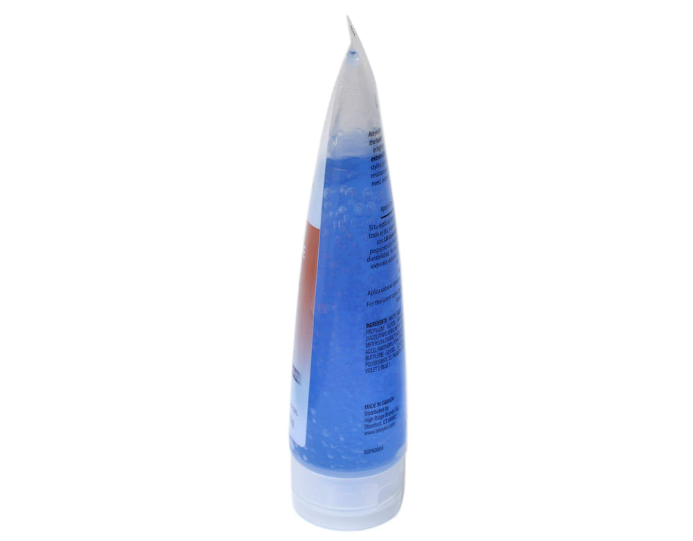 LA Looks Humidity-proof gel in action during styling for sweat-resistant hold.