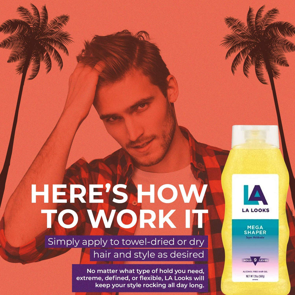 LA Looks Mega Shaper 9 Hold packaging shows value and reliability