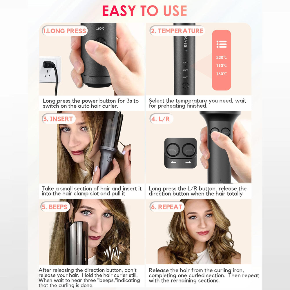 La Maesii anti-tangle slot 0-3 inch guides hair to prevent snagging