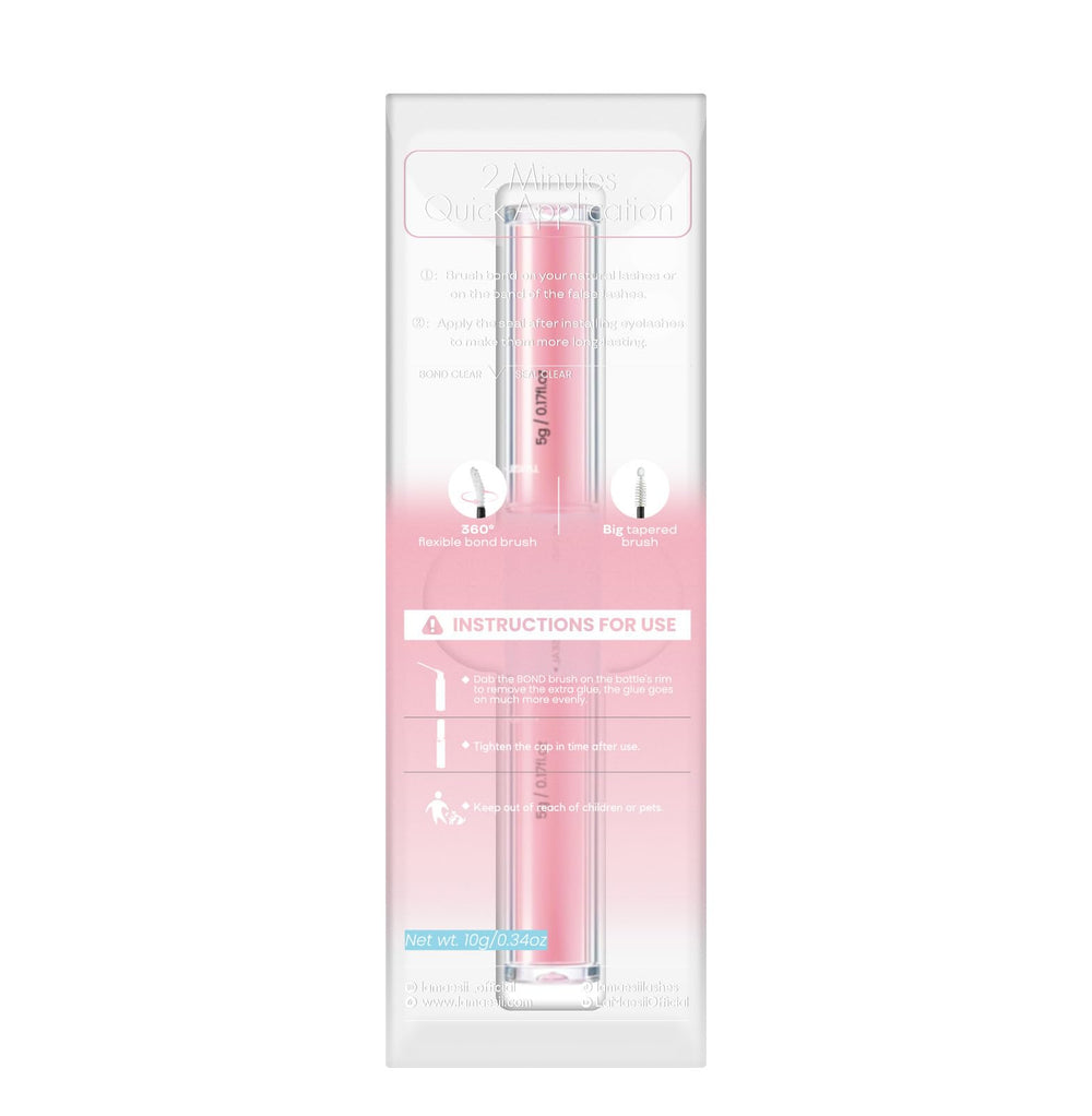 La Maesii in makeup bag showing ready-to-wear lashes and long-lasting benefit