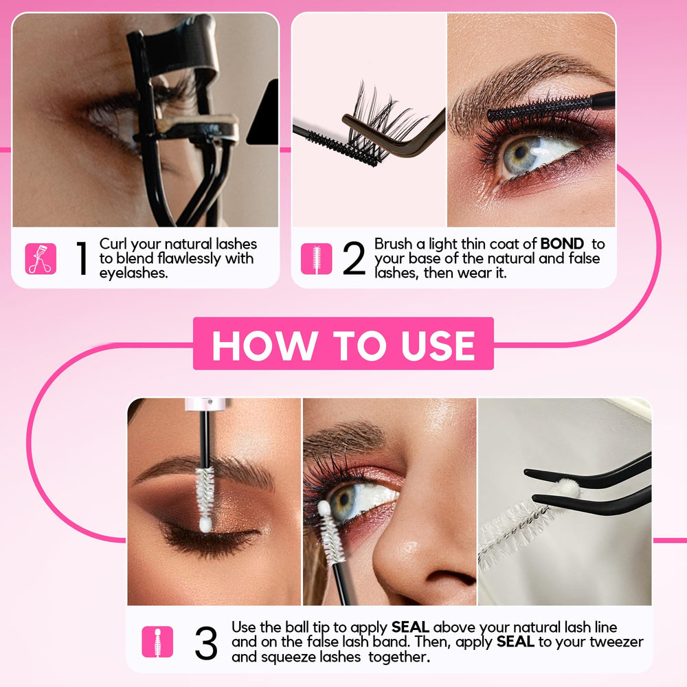 LA MAESII on vanity with lashes for easy at-home use