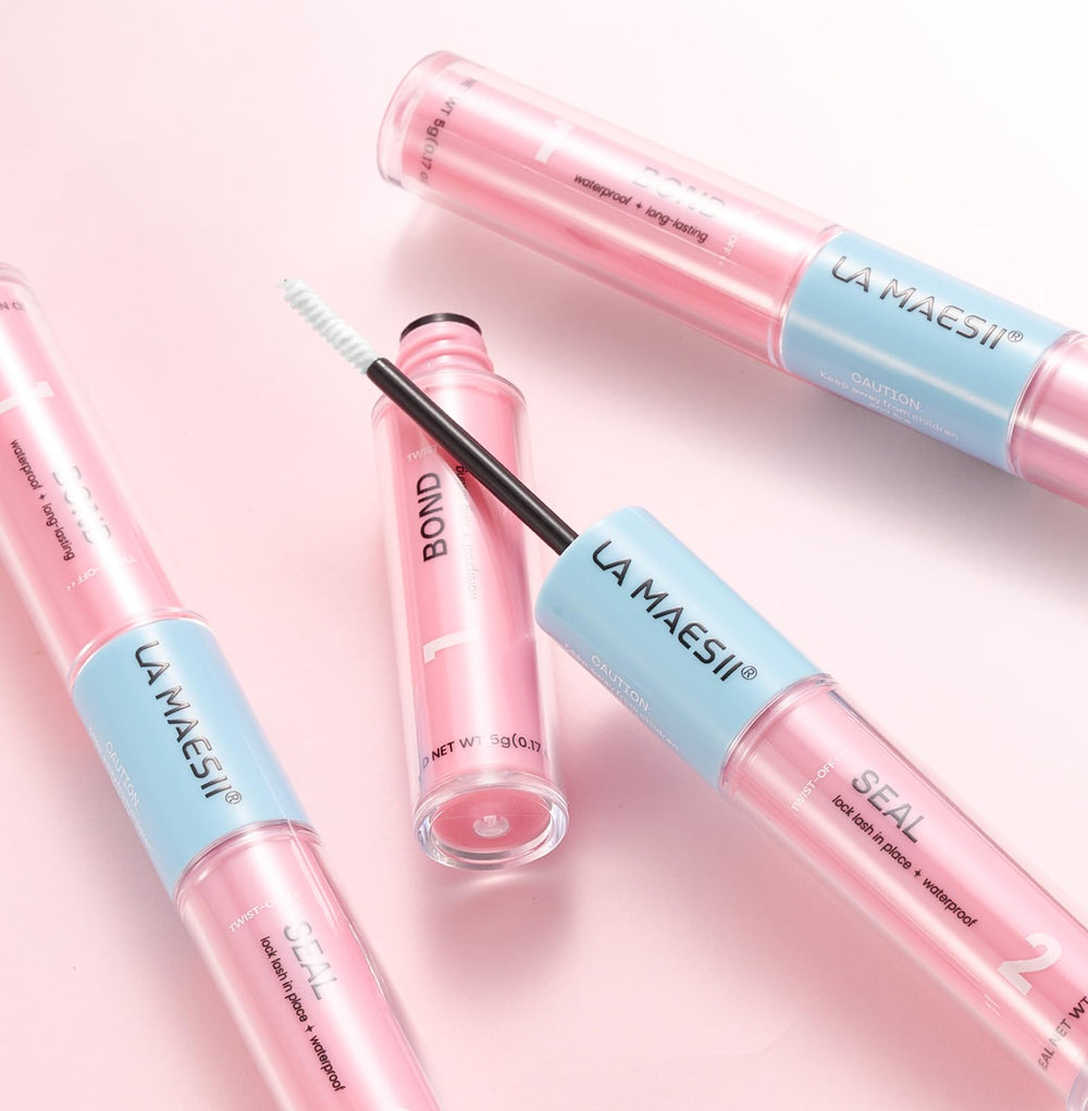La Maesii 10ml tube in hand illustrating compact size and travel-friendly benefit