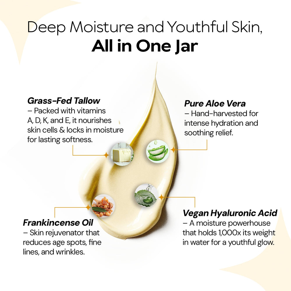 LA PURE aloe vera and hyaluronic acid application swatch shows soothing hydration and elasticity support.