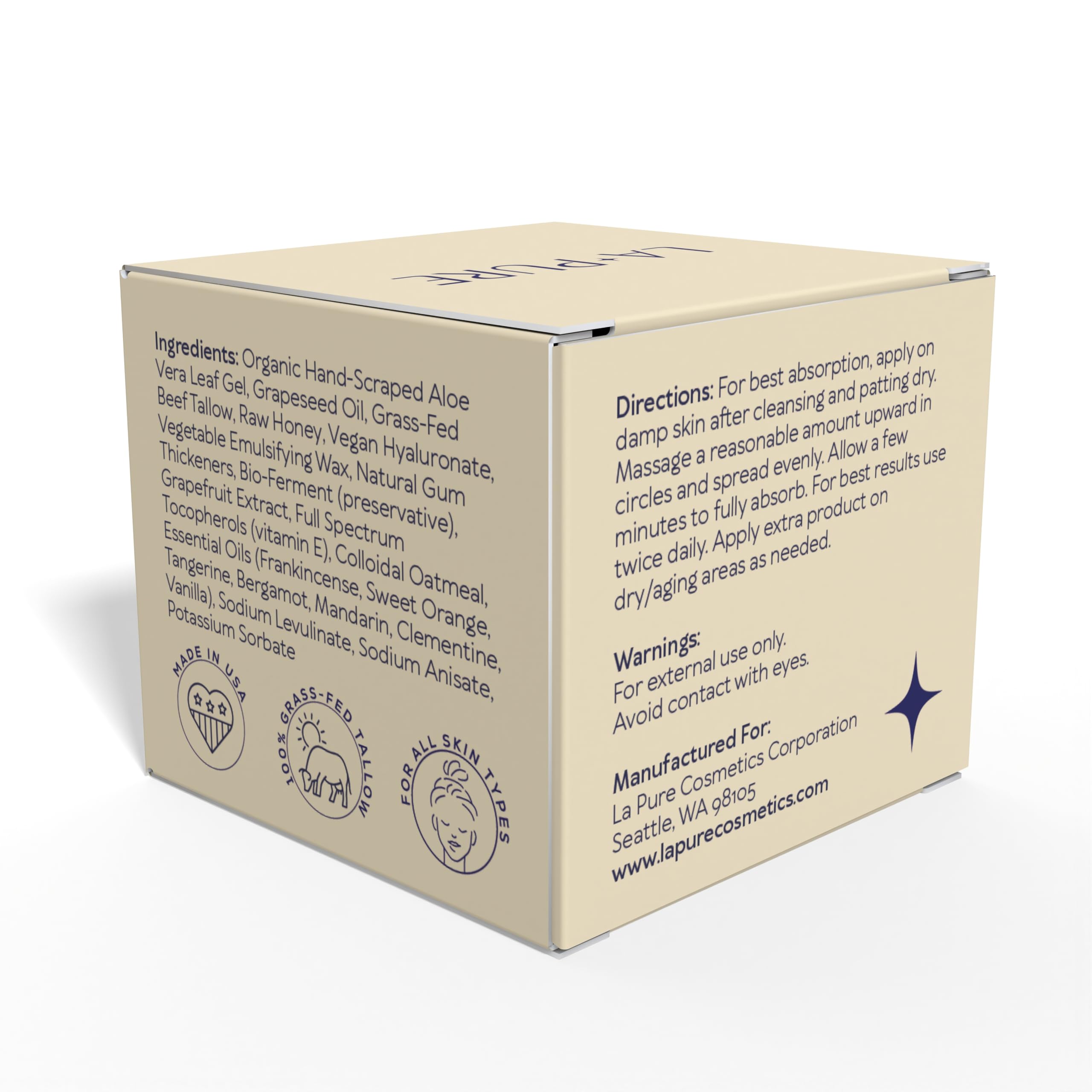 LA PURE citrus scent essential oils illustration conveys uplifting fragrance for daily routine.