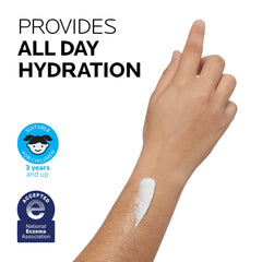 La Roche-Posay Lipikar being applied to arm to restore moisture quickly