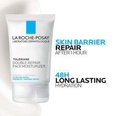 La Roche-Posay Toleriane Ceramide-3 label close-up emphasizing barrier-supporting ingredients.