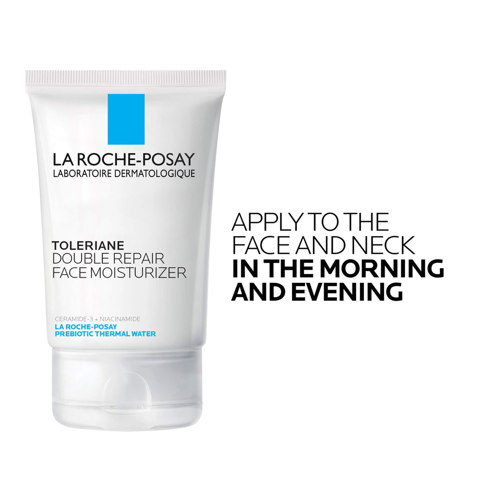 La Roche-Posay Toleriane on skin showing quick absorption.