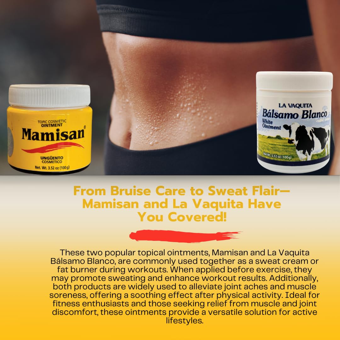 La Vaquita Balsamo Blanco muscle-recovery cream promotes faster comfort after workouts.
