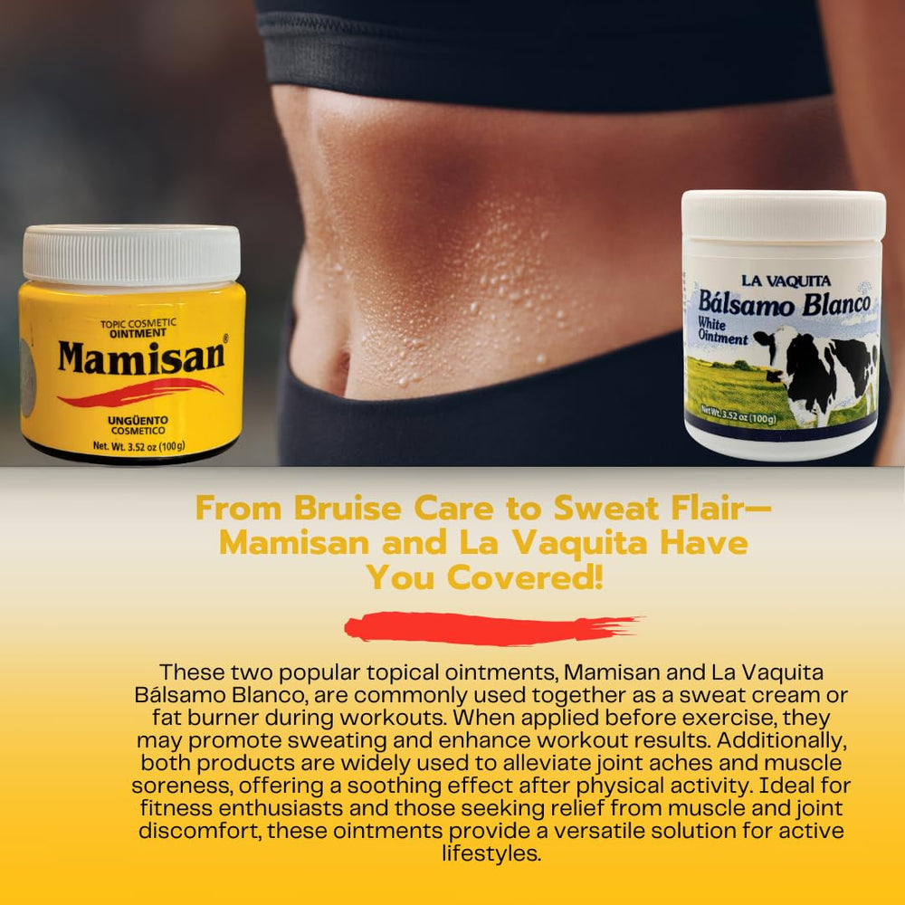 La Vaquita Balsamo Blanco muscle-recovery cream promotes faster comfort after workouts.