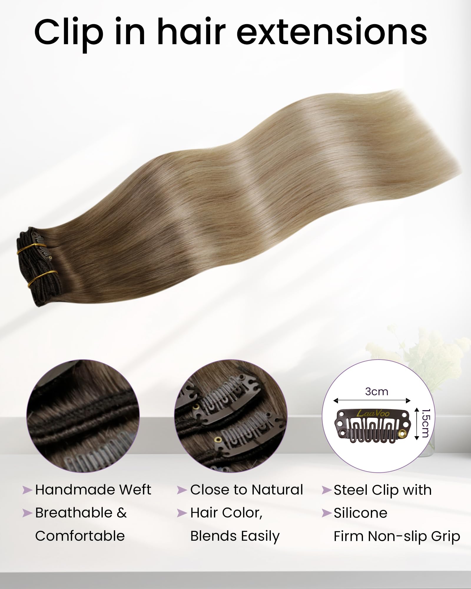 LaaVoo real-human-hair-label signals quality and care standards