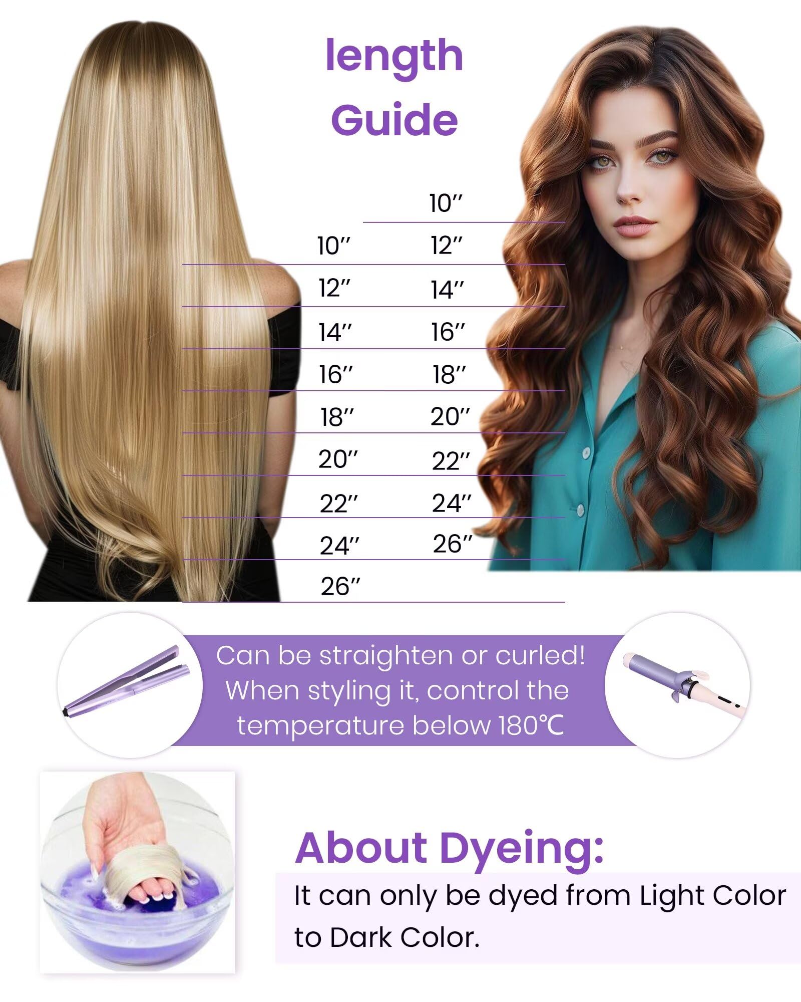 LaaVoo color-match ombre blend illustrating natural transition.