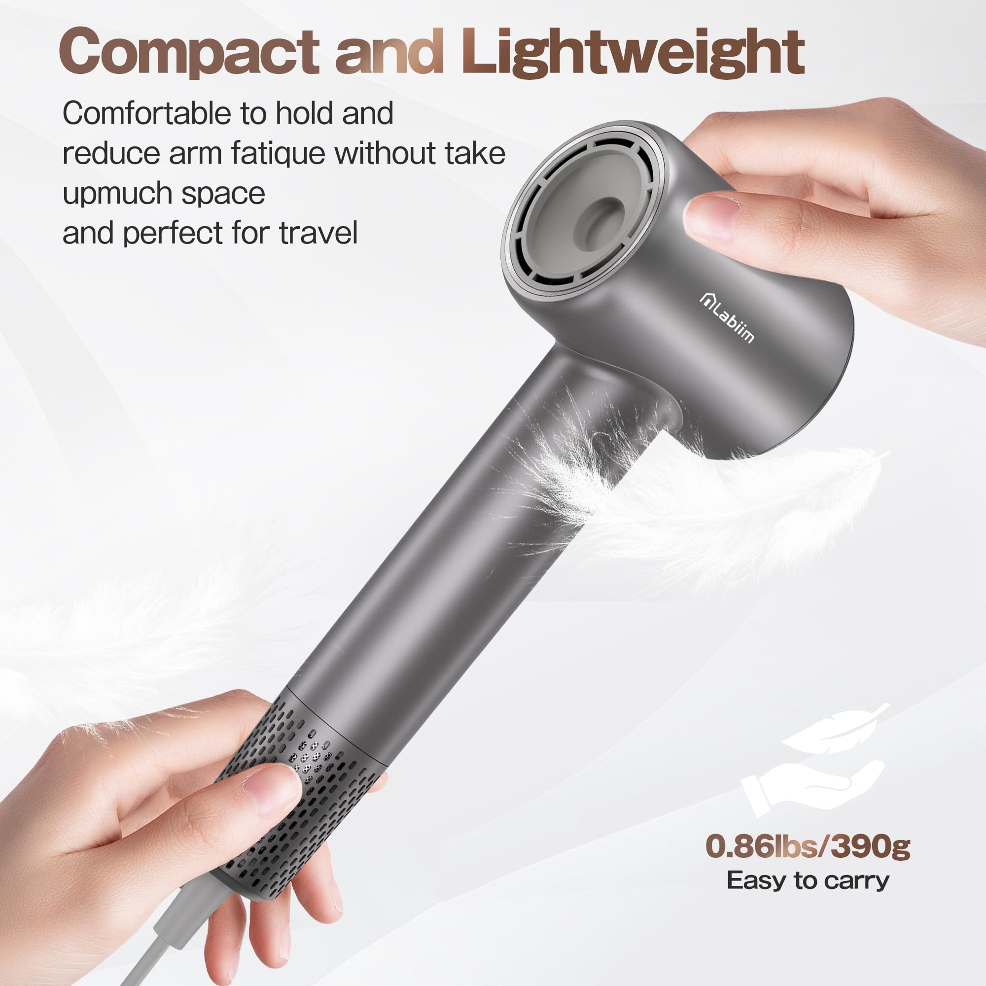 Labiim hair dryer alci safety plug enhances protective shutoff