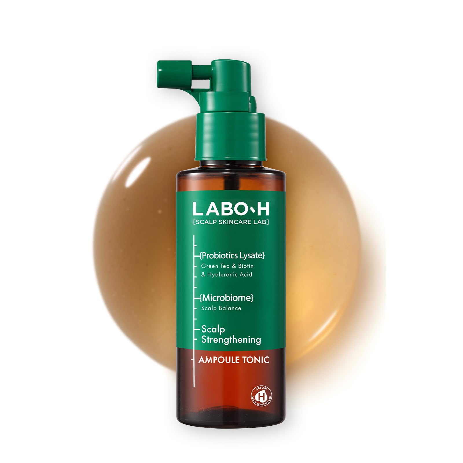 LABO-H scalp-strengthening-spray-bottle with cooling mist for refreshed scalp.