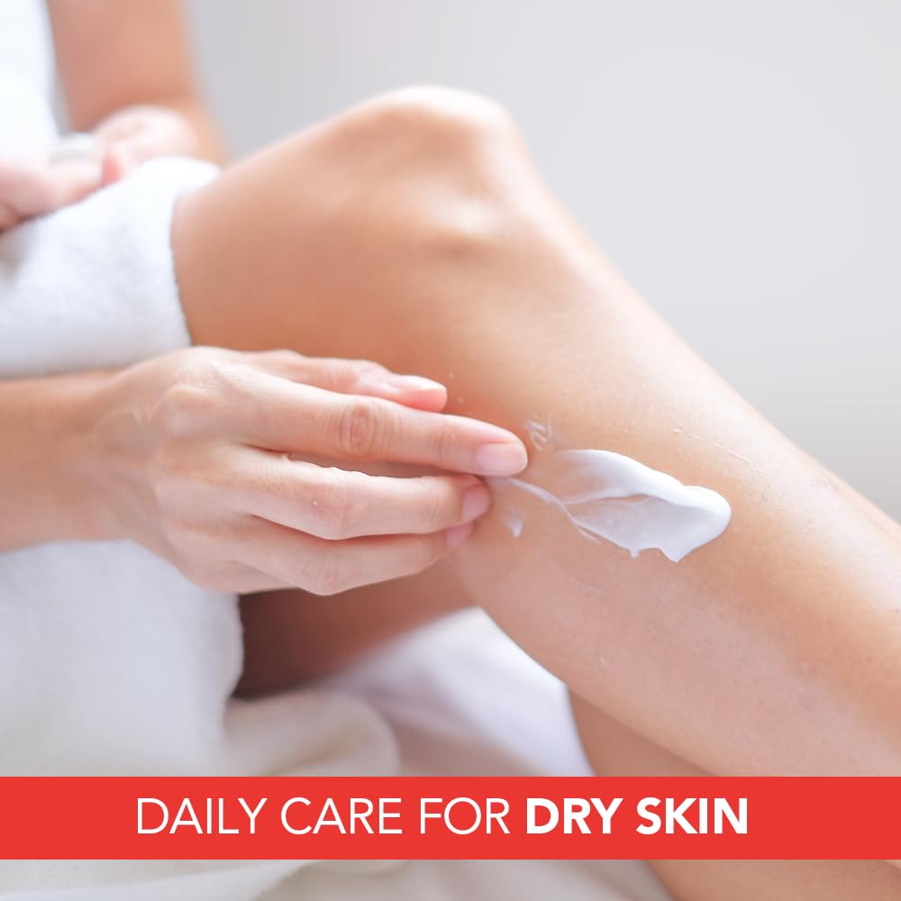 Lactovit Lactourea cream-texture closeup highlights rich moisturizing formula.