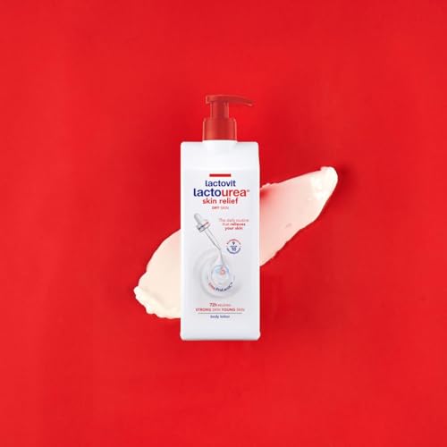 Lactovit Lactourea dermatologist-recommendation tag signals trusted product.