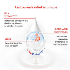 Lactovit Lactourea jar-closeup captures creamy consistency for dry-skin relief.