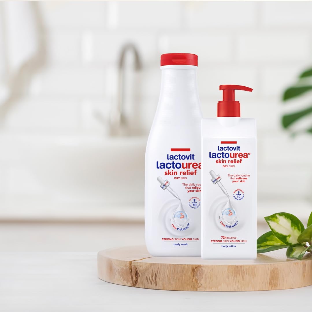 Lactovit Lactourea moisture-veil-on-arm suggests hydration and soft skin.